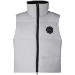 Canada Goose, Dames, Jassen, Grijs, Maat: M Poliester,