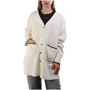 Pinko, Dames, Truien, Beige, Maat: M Wol,