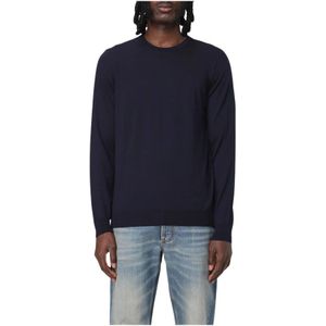Drumohr, Heren, Truien, Blauw, Maat: 2XL Wol,