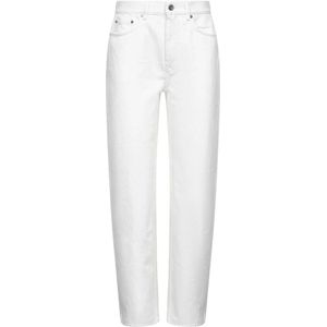 Loulou De Saison, Dames, Jeans, Wit, Maat: W26 Katoen,