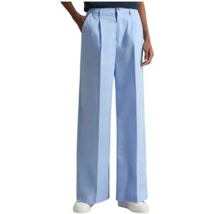 Woolrich, Dames, Broeken, Blauw, Maat: W29 Katoen,