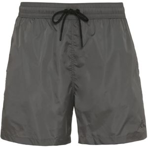 THE (Alphabet), Heren, Badkleding, Grijs, Maat: L Nylon,