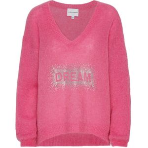 Americandreams, Dames, Truien, Roze, Maat: M Wol,