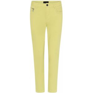 C.Ro, Dames, Broeken, Geel, Maat: XS Katoen,