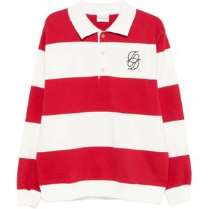 Drole de Monsieur, Heren, Tops, Rood, Maat: S