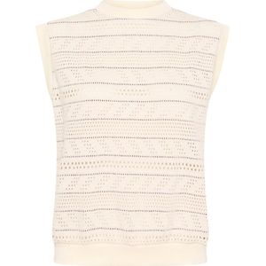 Saint Tropez, Dames, Tops, Beige, Maat: M Katoen,