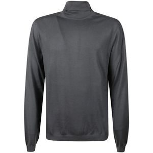 Giorgio Armani, Heren, Truien, Grijs, Maat: XL Kasjmier,