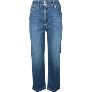 Love Moschino, Dames, Jeans, Blauw, Maat: W26 Katoen,