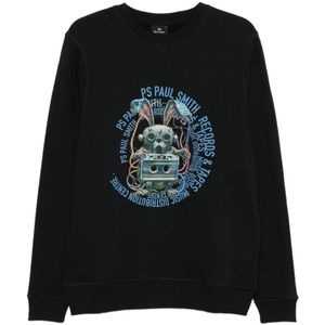Paul Smith, Heren, Sweatshirts & Hoodies, Zwart, Maat: L Katoen,