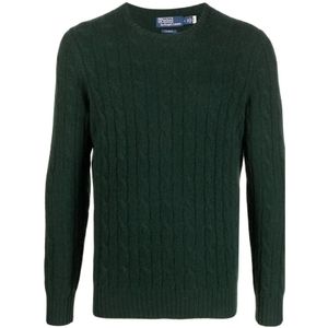 Polo Ralph Lauren, Heren, Truien, Groen, Maat: L Kasjmier,