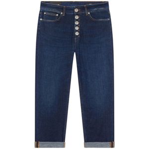 Dondup, Dames, Jeans, Blauw, Maat: W28 Katoen,