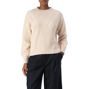 Guess, Dames, Truien, Beige, Maat: M Wol,