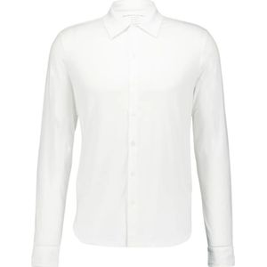 Majestic Filatures, Heren, Overhemden, Wit, Maat: L Katoen,