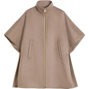 Max Mara, Dames, Jassen, Bruin, Maat: S/M Kasjmier,