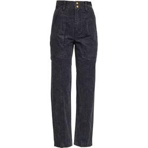 Isabel Marant, Dames, Jeans, Zwart, Maat: 2XS Katoen,