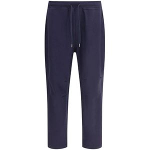 Brunello Cucinelli, Heren, Broeken, Blauw, Maat: M Katoen,