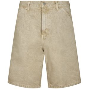 Carhartt Wip - Single Knee Werkshorts - Bruin - Korte Broeken