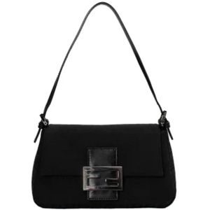 Fendi Vintage, Dames, Pre-owned, Zwart, Maat: ONE Size