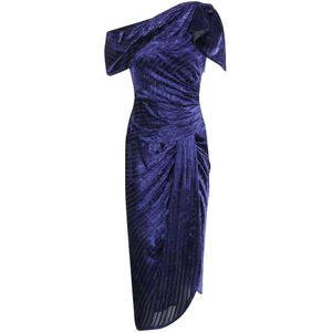 Isabel Marant, Dames, Jurken, Blauw, Maat: XS Velours,