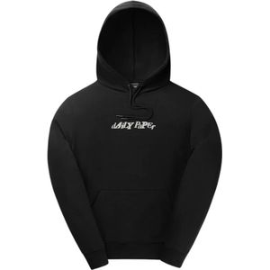 Daily Paper, Heren, Sweatshirts & Hoodies, Zwart, Maat: S Katoen,
