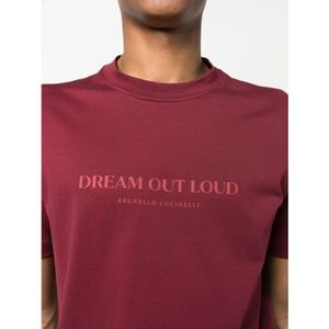 Brunello Cucinelli, Heren, Tops, Rood, Maat: S Katoen,