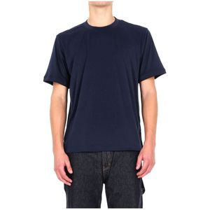 Eleventy, Heren, Tops, Blauw, Maat: L Katoen,