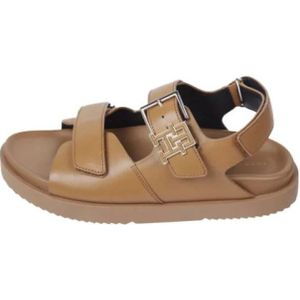 Tommy Hilfiger, Dames, Schoenen, Bruin, Maat: 38 EU Leer,