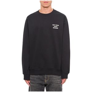 Drole de Monsieur, Heren, Sweatshirts & Hoodies, Zwart, Maat: XL Katoen,