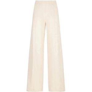 Laneus, Dames, Broeken, Beige, Maat: S