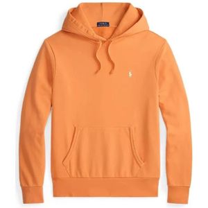 Polo Ralph Lauren, Heren, Sweatshirts & Hoodies, Oranje, Maat: M Katoen,
