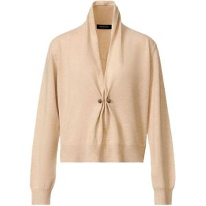 Fabiana Filippi, Dames, Truien, Beige, Maat: S