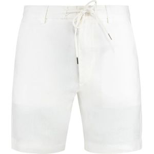 Hugo - Casual Shorts - Blauw - 51% Linnen 30% Polyester 16% Viscose 3% Elastaan 50% Katoen