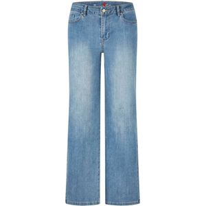 Buena Vista - Jeans - Blauw - Regular Fit - Mid Waist