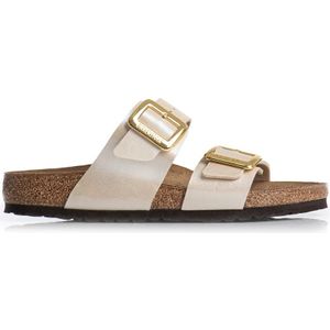 Birkenstock - Sydney Cushion Buckle - Teenslippers - Wit - Birko-Flor