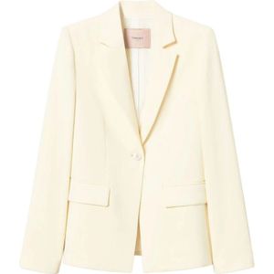 Twinset, Dames, Jassen, Wit, Maat: L