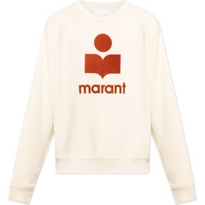 Isabel Marant, Heren, Sweatshirts & Hoodies, Beige, Maat: L Katoen,