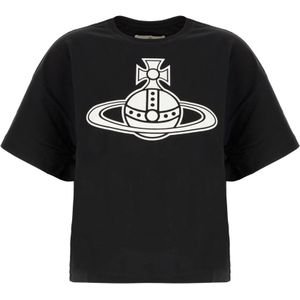 Vivienne Westwood, Dames, Tops, Zwart, Maat: XS