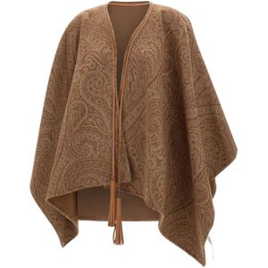 Etro, Dames, Jassen, Bruin, Maat: ONE Size Wol,