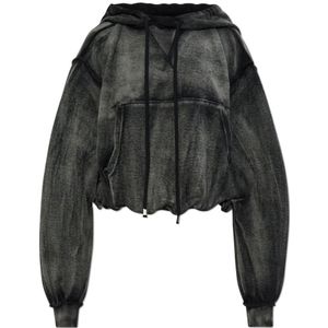 R13, Dames, Sweatshirts & Hoodies, Grijs, Maat: XS Katoen,