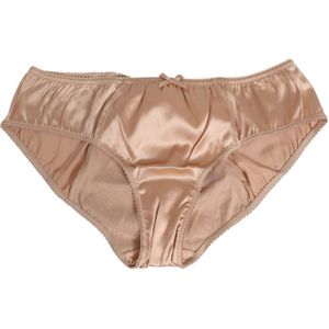 Dolce & Gabbana - Zijden Satijnen Strik Kant Ondergoed - Beige - Dames