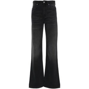 Isabel Marant, Dames, Jeans, Zwart, Maat: 2XS Denim,