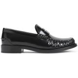 Prada - Brushed Leather - Loafers - Zwart