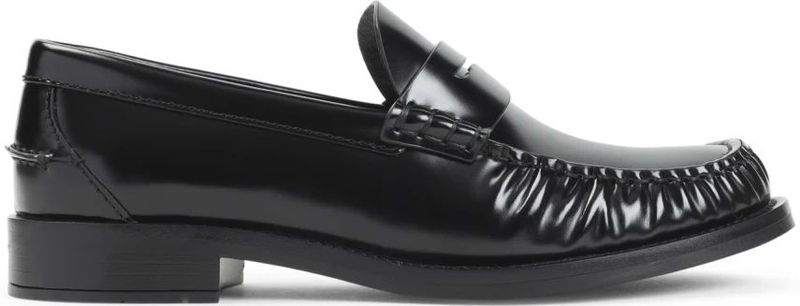 Prada - Brushed Leather - Loafers - Zwart