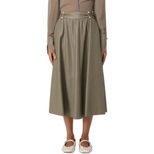 Liu Jo, Dames, Rokken, Groen, Maat: S Poliester,