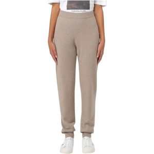 Fabiana Filippi, Dames, Broeken, Grijs, Maat: M Kasjmier,