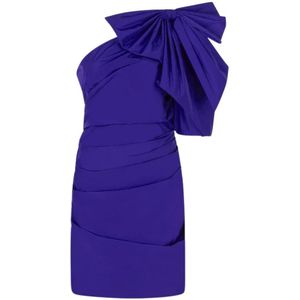 Dante 6 - One-Shoulder Mini Jurk - Paars - Dames