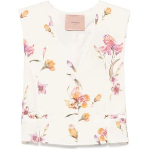 Twinset, Dames, Tops, Veelkleurig, Maat: S Viscose,