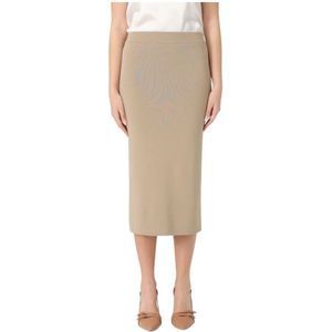 Max Mara, Dames, Rokken, Grijs, Maat: L