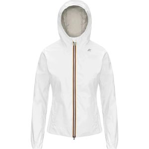 K-Way, Dames, Jassen, Wit, Maat: 6XL Zijde,