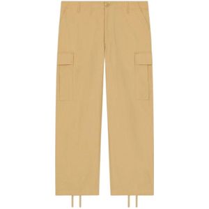 Kenzo, Heren, Broeken, Bruin, Maat: 4XS